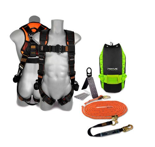 Frontline Combat Complete Roofers Kit Combat Plus Roofer Kit - Lined Out Frontline Combat Complete Roofers Kit Combat Plus Roofer KitWork Safety Harnesses