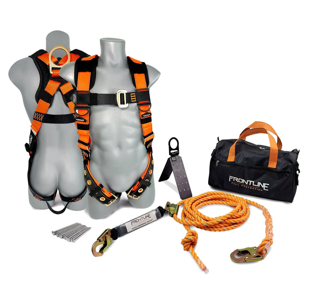 Frontline Combat Complete Roofers Kit Combat Premium Roofer Kit - Lined Out Frontline Combat Complete Roofers Kit Combat Premium Roofer KitWork Safety Harnesses