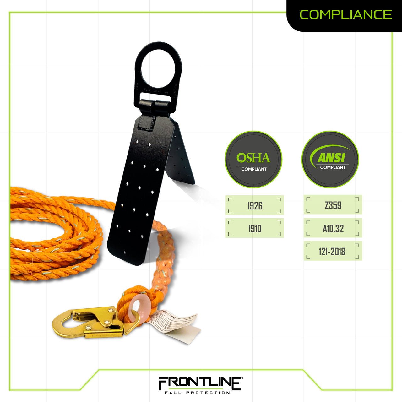 Frontline Combat Complete Roofers Kit Combat Roofer Kit - Lined Out Frontline Combat Complete Roofers Kit Combat Roofer KitWork Safety Harnesses