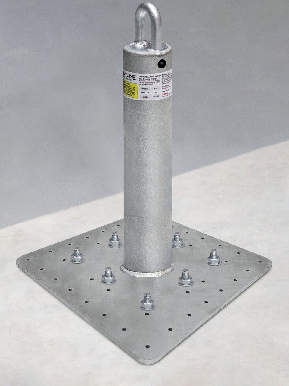 Frontline Commercial Roof Anchor 24" - Lined Out Frontline Commercial Roof Anchor 24"Work Safety Harnesses
