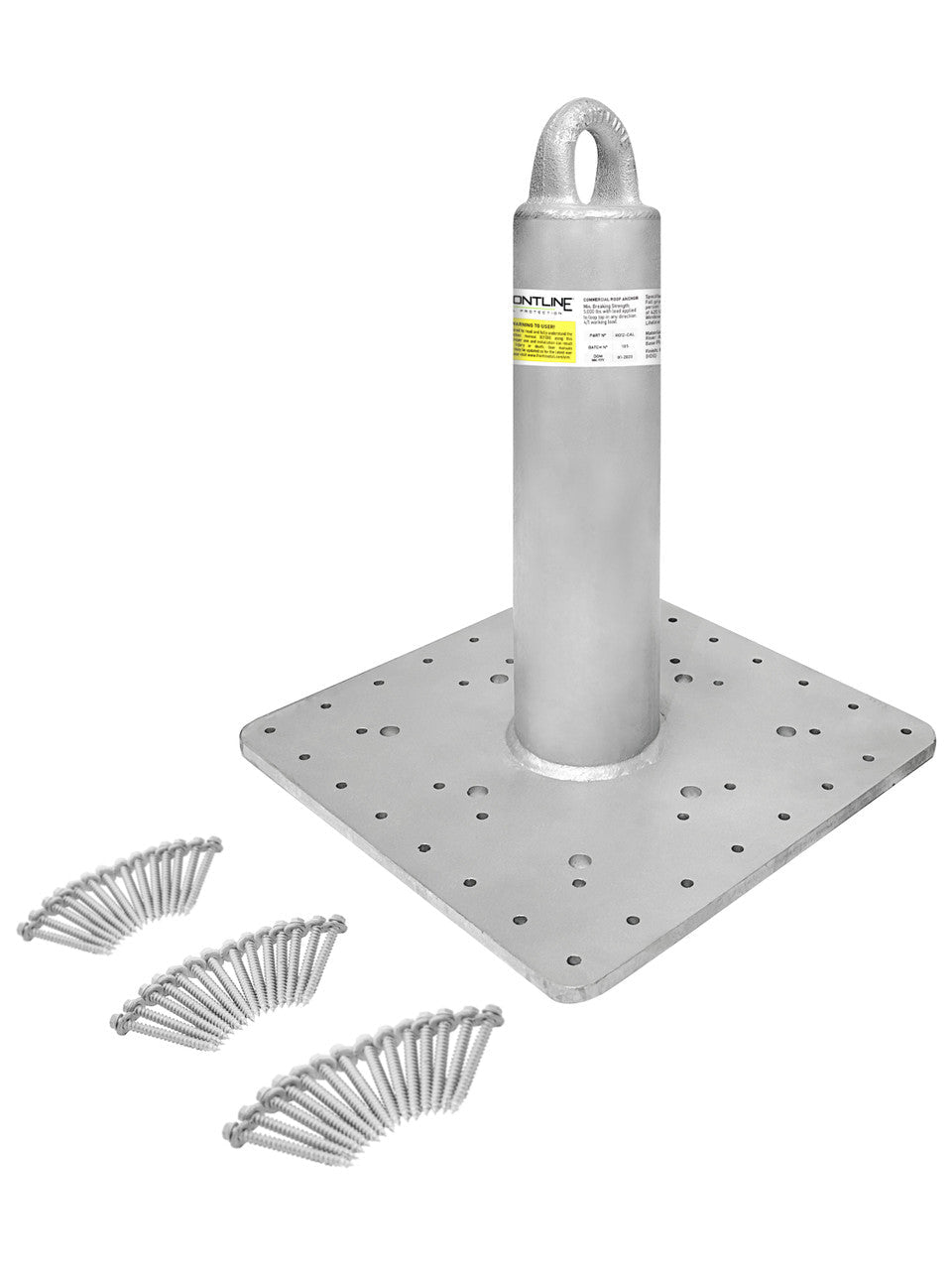Frontline Commercial Roof Anchor CAL - OSHA Compliant 18" - Lined Out Frontline Commercial Roof Anchor CAL - OSHA Compliant 18"Work Safety Harnesses