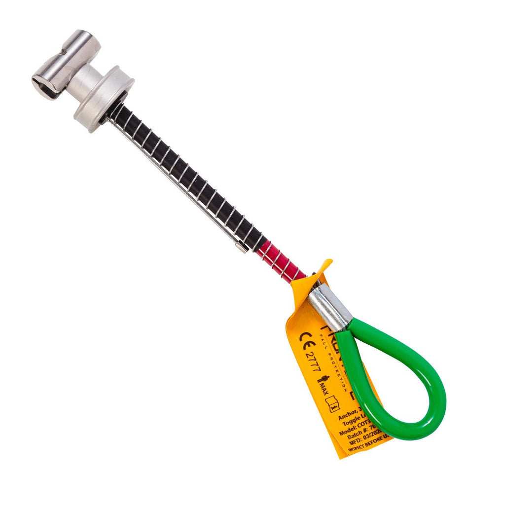 Frontline COT345K Reusable 5K Concrete and Steel Anchor Toggle Bolt - Lined Out Frontline COT345K Reusable 5K Concrete and Steel Anchor Toggle BoltWork Safety Harnesses