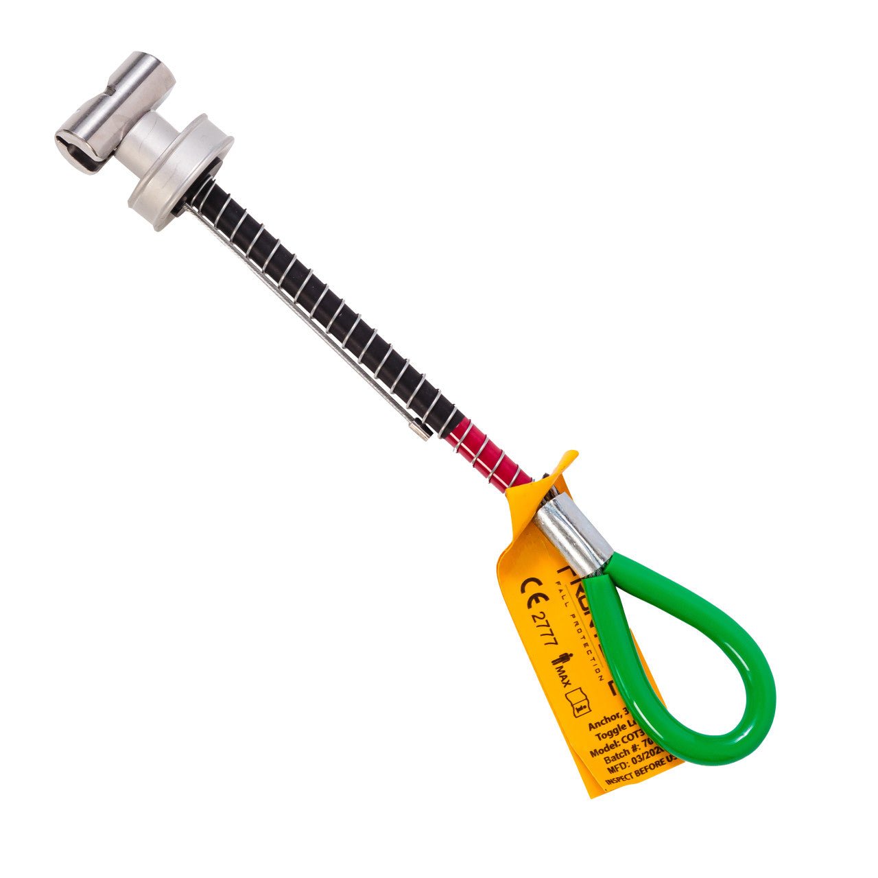 Frontline COT345K Reusable 5K Concrete and Steel Anchor Toggle Bolt - Lined Out Frontline COT345K Reusable 5K Concrete and Steel Anchor Toggle BoltWork Safety Harnesses