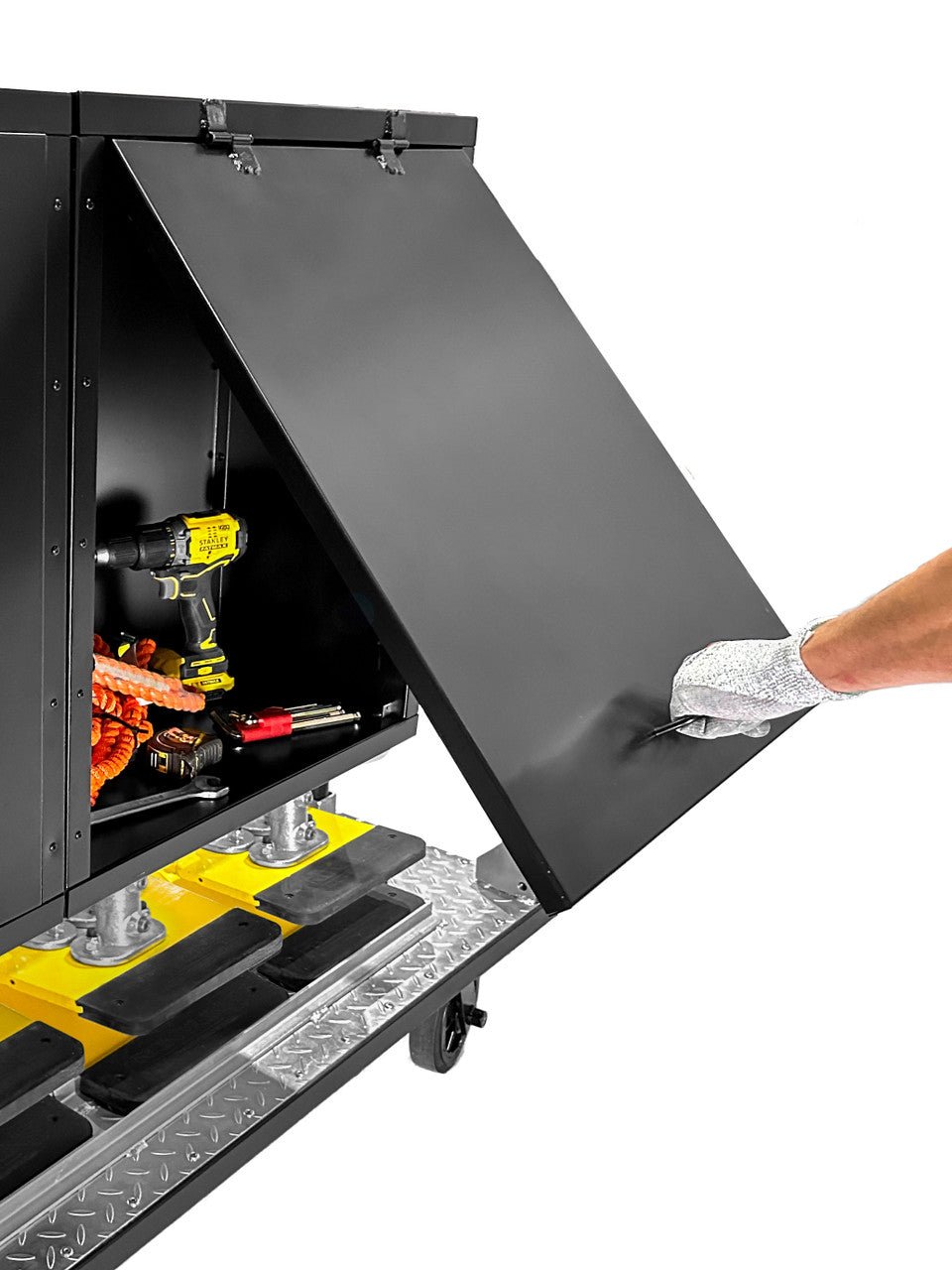 Frontline Guardrail Ergonomic Transportation Cart - Lined Out Frontline Guardrail Ergonomic Transportation CartWork Safety Harnesses