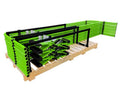 Frontline Guardrail System Non - Penetrating Complete 100' Kit - OSHA Compliant - Lined Out Frontline Guardrail System Non - Penetrating Complete 100' Kit - OSHA CompliantWork Safety Harnesses