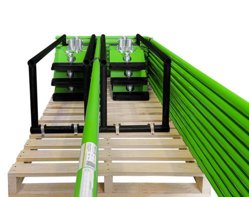 Frontline Guardrail System Non - Penetrating Complete 75' Kit - Lined Out Frontline Guardrail System Non - Penetrating Complete 75' KitWork Safety Harnesses