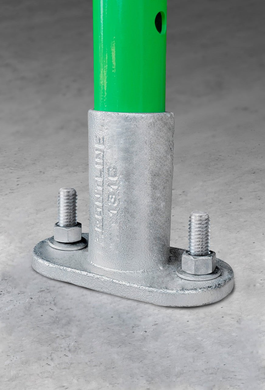 Frontline GUS10 - FXDHDG Guardrail System for Concrete or Steel Substrates 10' - Gray - Lined Out Frontline GUS10 - FXDHDG Guardrail System for Concrete or Steel Substrates 10' - GrayGuardrails