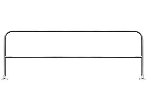 Frontline GUS10 - FXDHDG Guardrail System for Concrete or Steel Substrates 10' - Gray - Lined Out Frontline GUS10 - FXDHDG Guardrail System for Concrete or Steel Substrates 10' - GrayGuardrails