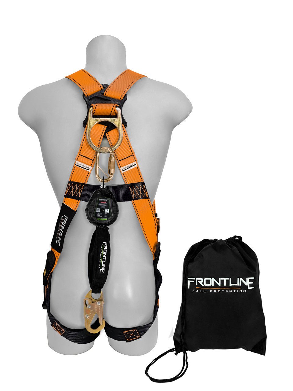 Frontline K100 - RPW061S Combat Compliance Kit - Harness, 6' SRL and Drawstring Bag - Lined Out Frontline K100 - RPW061S Combat Compliance Kit - Harness, 6' SRL and Drawstring BagWork Safety Harnesses