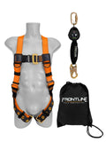 Frontline K100 - RPW061S Combat Compliance Kit - Harness, 6' SRL and Drawstring Bag - Lined Out Frontline K100 - RPW061S Combat Compliance Kit - Harness, 6' SRL and Drawstring BagWork Safety Harnesses