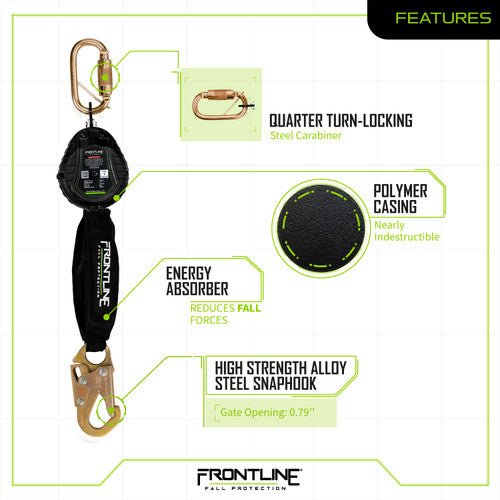 Frontline K100 - RPW061S Combat Compliance Kit - Harness, 6' SRL and Drawstring Bag - Lined Out Frontline K100 - RPW061S Combat Compliance Kit - Harness, 6' SRL and Drawstring BagWork Safety Harnesses