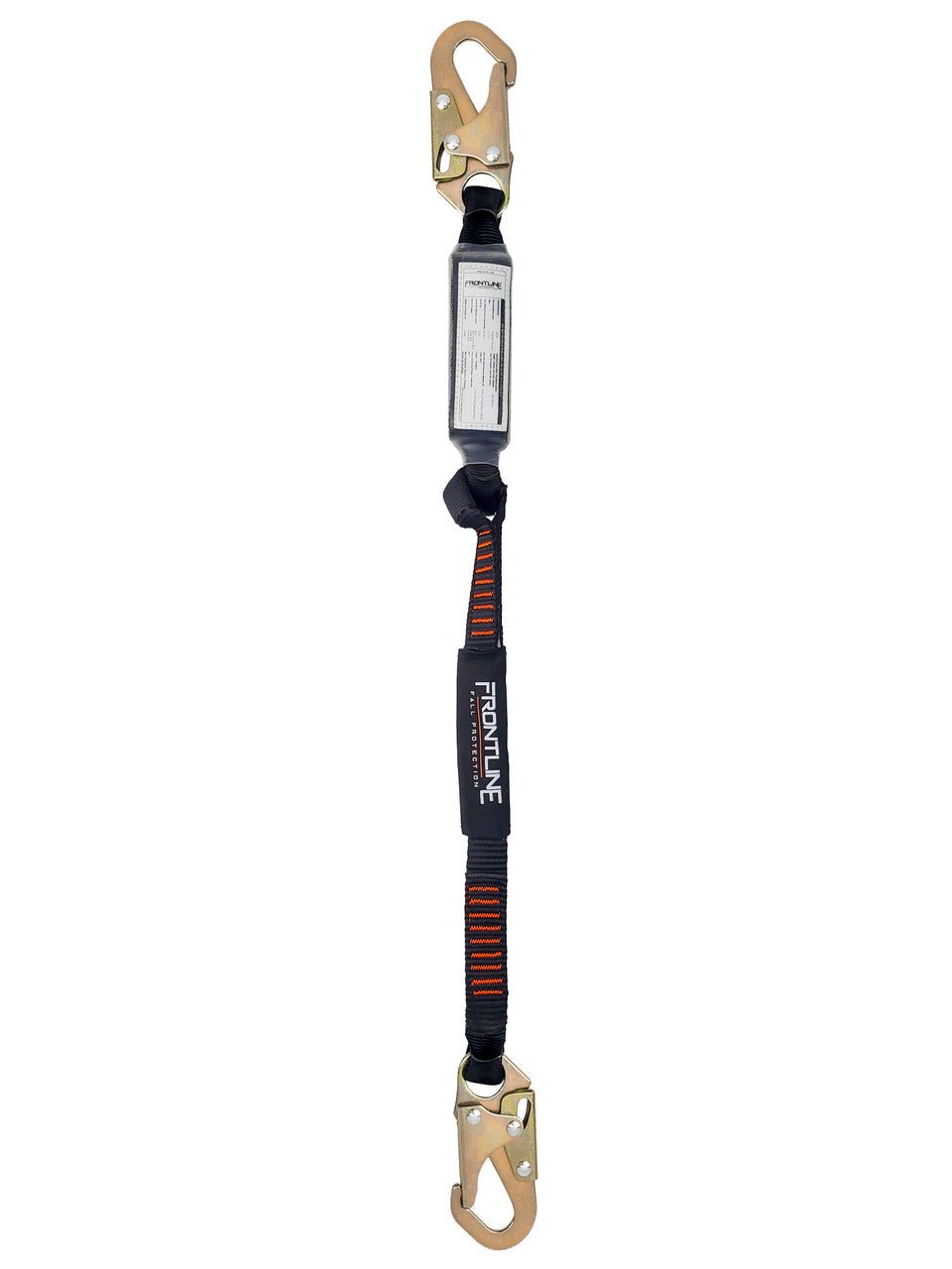 Frontline LIS31S Combat 3' Single Leg Snaphook Lanyard with Internal Shock Absorber - Lined Out Frontline LIS31S Combat 3' Single Leg Snaphook Lanyard with Internal Shock AbsorberWork Safety Harnesses