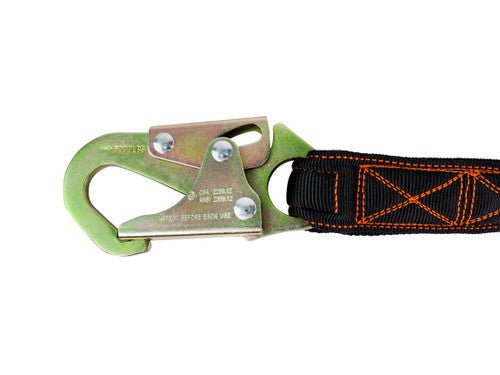 Frontline LIS61S Combat 6' Single Leg Snaphook Lanyard with Internal Shock Absorber - Lined Out Frontline LIS61S Combat 6' Single Leg Snaphook Lanyard with Internal Shock AbsorberWork Safety Harnesses