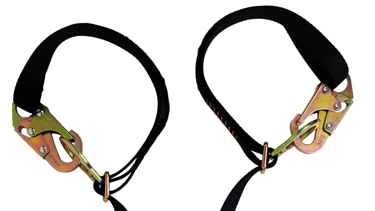 Frontline LPO62SADJ Combat 6' Tie - Back Double Leg Shock Absorbing Lanyard with Snaphooks - Lined Out Frontline LPO62SADJ Combat 6' Tie - Back Double Leg Shock Absorbing Lanyard with SnaphooksWork Safety Harnesses