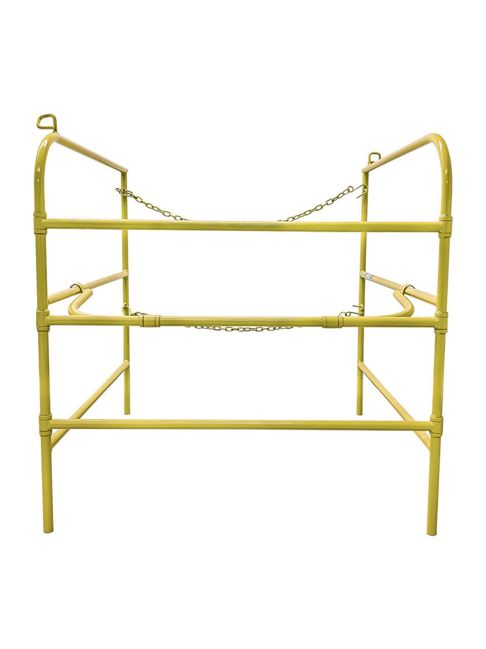 Frontline Manhole Guardrail 42" x 42" Yellow - Lined Out Frontline Manhole Guardrail 42" x 42" YellowGuardrails