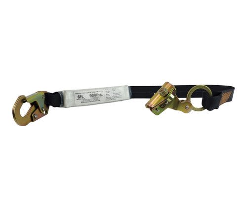 Frontline RGSS58ES Self - tracking Rope Grab 5/8" with 3' Lanyard - Lined Out Frontline RGSS58ES Self - tracking Rope Grab 5/8" with 3' LanyardWork Safety Harnesses