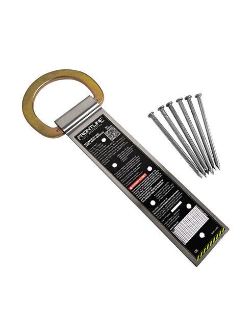 Frontline ROSU03 Stainless Steel Permanent Use Roof Anchor (Single D - ring) - Lined Out Frontline ROSU03 Stainless Steel Permanent Use Roof Anchor (Single D - ring)Work Safety Harnesses