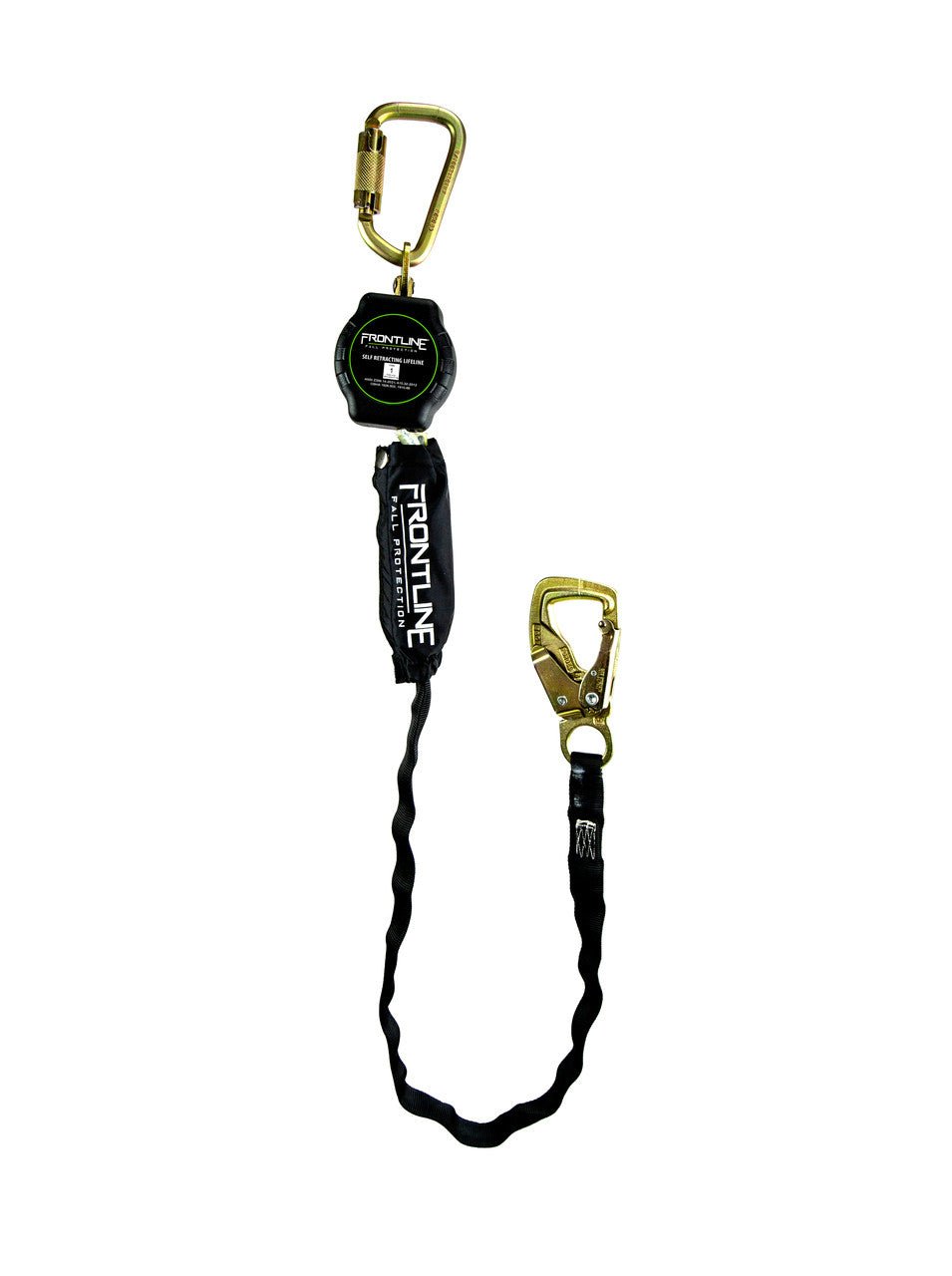 Frontline RPA091TB Tie Back Single Leg Web 9' SRL with Tie Back Hook End - Lined Out Frontline RPA091TB Tie Back Single Leg Web 9' SRL with Tie Back Hook EndWork Safety Harnesses