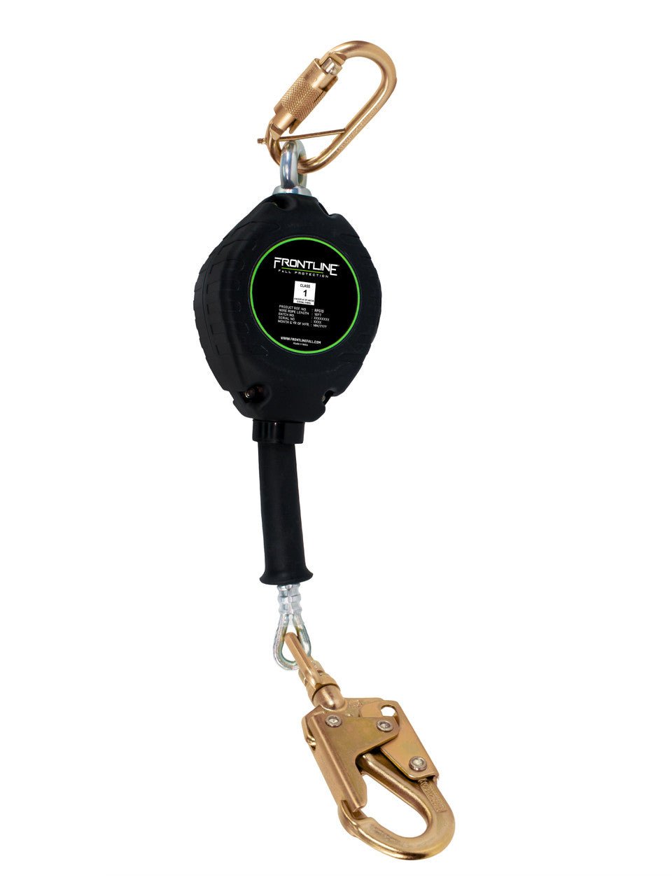 Frontline RPG Cable Single Leg SRL with Steel Snap Hook End - Lined Out Frontline RPG Cable Single Leg SRL with Steel Snap Hook EndWork Safety Harnesses