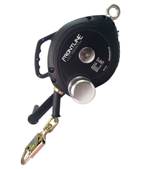 Frontline RPG603W MEGApod 60' 3 - Way Self Retractable Lifeline with Retrieval System - Lined Out Frontline RPG603W MEGApod 60' 3 - Way Self Retractable Lifeline with Retrieval SystemWork Safety Harnesses