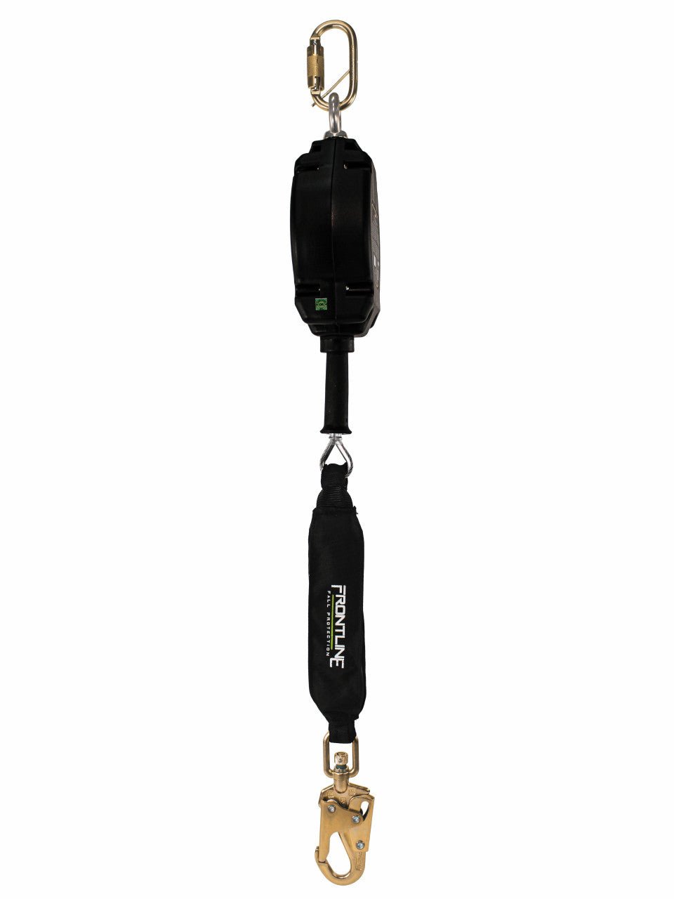 Frontline RPGLE Leading Edge Cable Single Leg SRL with Steel Snap Hook End - Lined Out Frontline RPGLE Leading Edge Cable Single Leg SRL with Steel Snap Hook EndWork Safety Harnesses