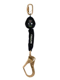 Frontline RPW061R Web Single Leg 6' SRL with Steel Rebar Hook End - Lined Out Frontline RPW061R Web Single Leg 6' SRL with Steel Rebar Hook EndWork Safety Harnesses