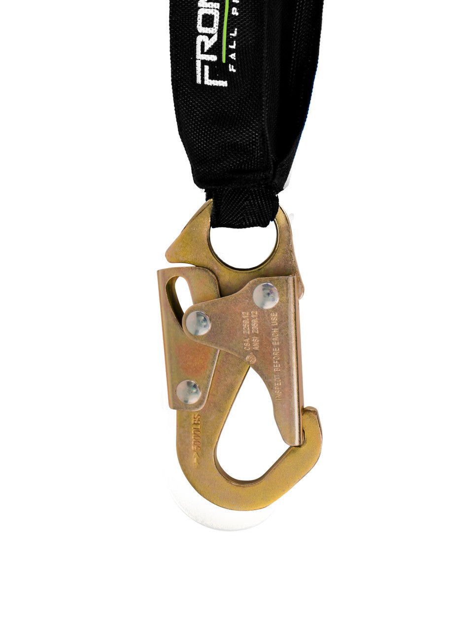 Frontline RPW061S Web Single Leg 6' SRL with Steel Snap Hook End - Lined Out Frontline RPW061S Web Single Leg 6' SRL with Steel Snap Hook EndWork Safety Harnesses
