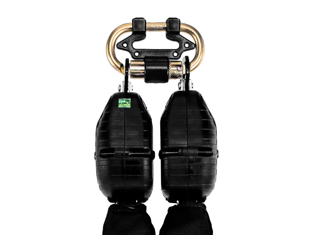 Frontline RPW062R Web Twin Leg 6' SRL with Steel Rebar Hook Ends - Lined Out Frontline RPW062R Web Twin Leg 6' SRL with Steel Rebar Hook EndsWork Safety Harnesses