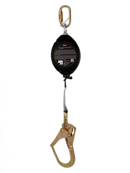 Frontline RPW20R Web Single Leg 20' SRL with Steel Rebar Hook End - Lined Out Frontline RPW20R Web Single Leg 20' SRL with Steel Rebar Hook EndWork Safety Harnesses
