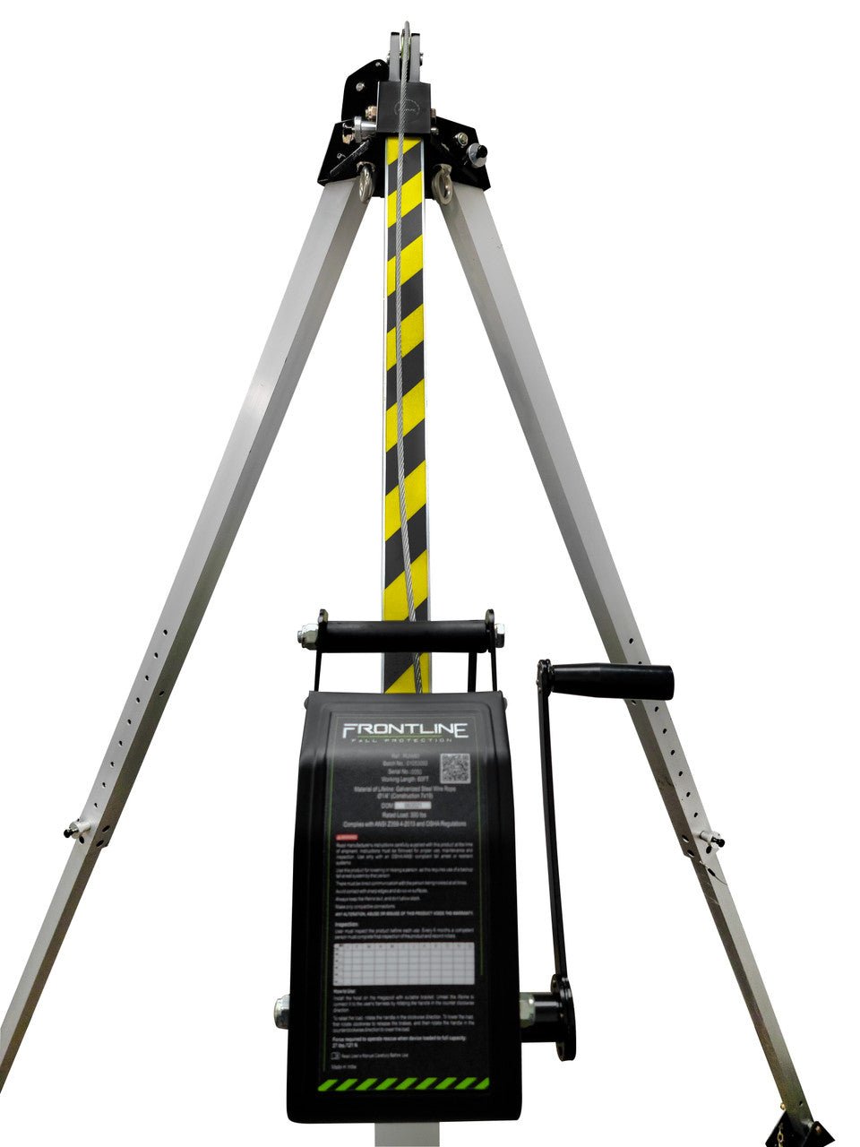 Frontline RUW60 MEGApod 60' Confined Space Winch with Galvanized Steel Cable - Lined Out Frontline RUW60 MEGApod 60' Confined Space Winch with Galvanized Steel CableWork Safety Harnesses