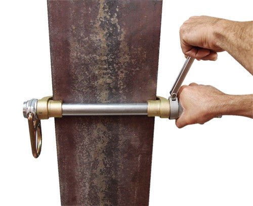 Frontline ST14V Vertical / Horizontal Fixed Beam Clamp for 4" - 14" Wide I - Beams - Lined Out Frontline ST14V Vertical / Horizontal Fixed Beam Clamp for 4" - 14" Wide I - BeamsWork Safety Harnesses