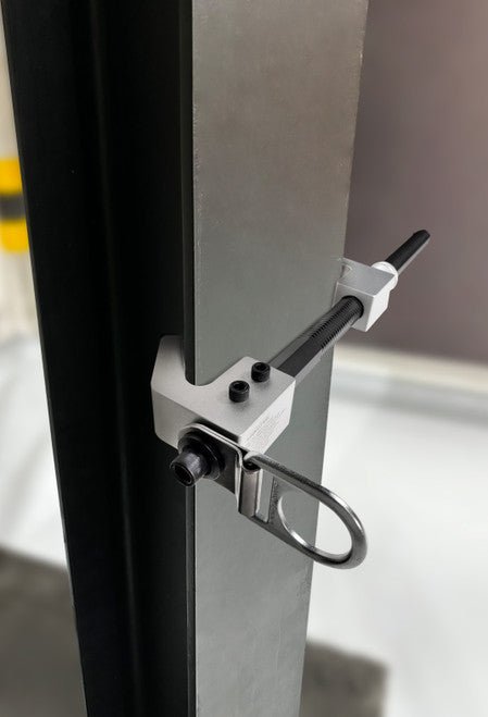 Frontline ST18AV Aluminum I - Beam Fixed Anchor - Lined Out Frontline ST18AV Aluminum I - Beam Fixed AnchorWork Safety Harnesses