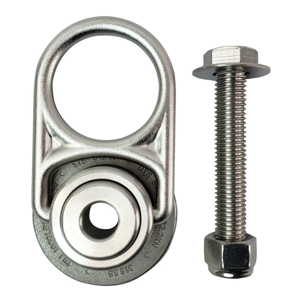 Frontline STM585K - SS MEGA Swivel 360° Stainless Steel 5K Steel Anchor - Lined Out Frontline STM585K - SS MEGA Swivel 360° Stainless Steel 5K Steel AnchorWork Safety Harnesses