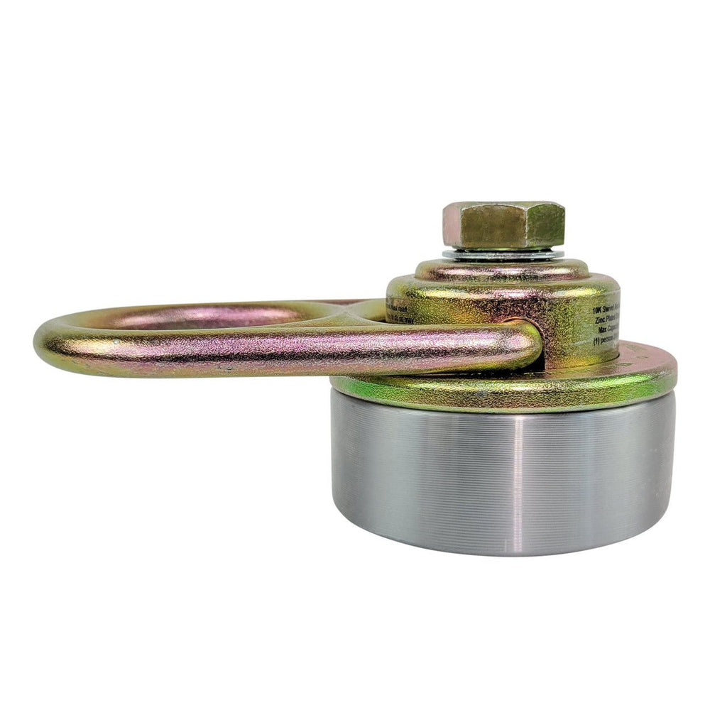 Frontline STMP10K - WO + STM10K - SA MEGA Swivel 10k Steel Anchor with Weld - on Puck - Lined Out Frontline STMP10K - WO + STM10K - SA MEGA Swivel 10k Steel Anchor with Weld - on PuckWork Safety Harnesses