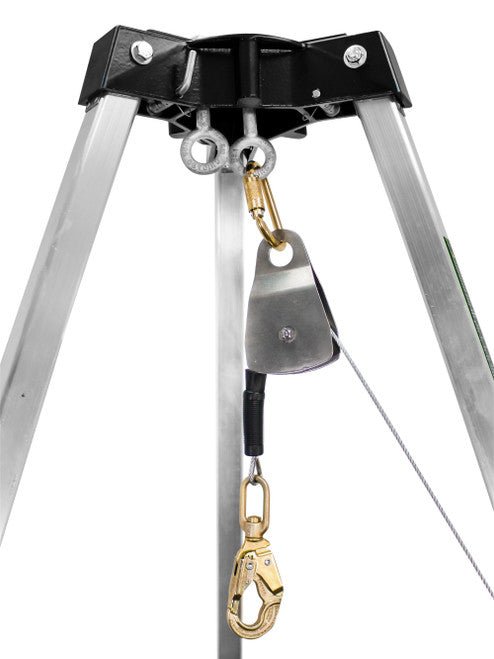 Frontline TAN07RA - US Patriot 7' Confined Space Tripod with 3 - Way Retrieval System - Made in USA - Lined Out Frontline TAN07RA - US Patriot 7' Confined Space Tripod with 3 - Way Retrieval System - Made in USAWork Safety Harnesses