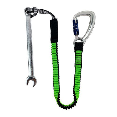 Frontline TLS30 ToolGrip Elastic Tool Tether 30 lbs with Self - locking Aluminum Carabiner - Lined Out Frontline TLS30 ToolGrip Elastic Tool Tether 30 lbs with Self - locking Aluminum CarabinerWork Safety Harnesses