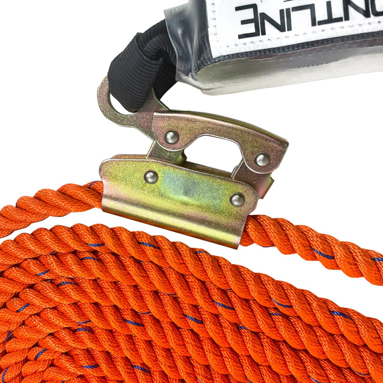 Frontline VLPR3L Premium Vertical Lifeline with Openable Rope Grab and Shock Pack 25' - Lined Out Frontline VLPR3L Premium Vertical Lifeline with Openable Rope Grab and Shock Pack 25'Work Safety Harnesses