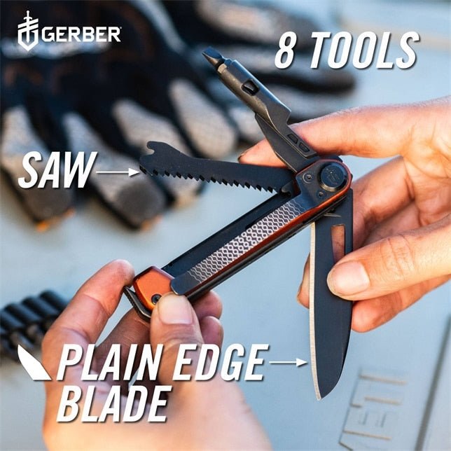 Gerber Gear 1064413 Armbar Trade - Silver - Lined Out Gerber Gear 1064413 Armbar Trade - SilverMultifunction Tools & Knives