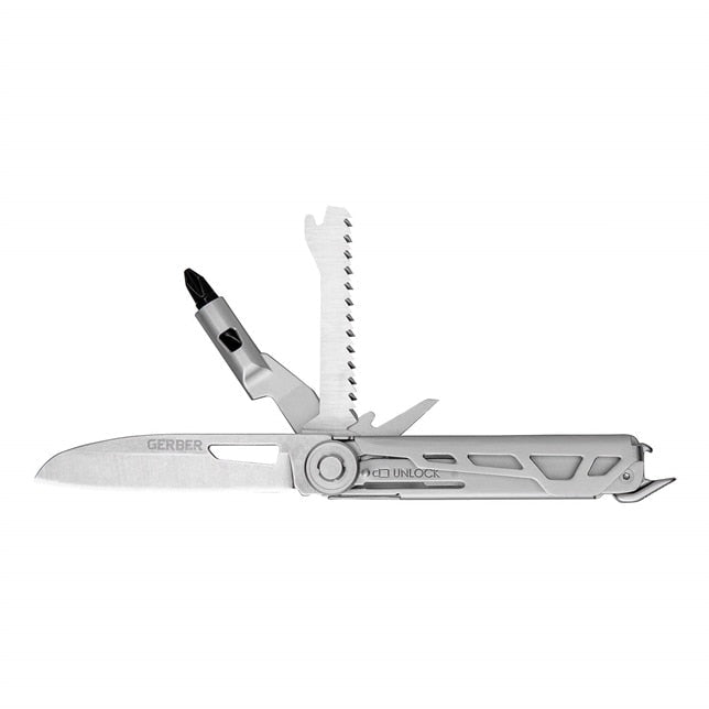 Gerber Gear 1064413 Armbar Trade - Silver - Lined Out Gerber Gear 1064413 Armbar Trade - SilverMultifunction Tools & Knives