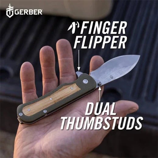 Gerber Gear 1066479 Confidant - Jade - Lined Out Gerber Gear 1066479 Confidant - JadeUtility Knives