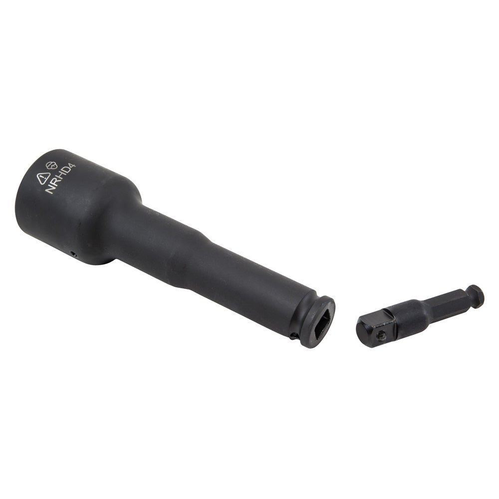 Klein 4 - in - 1 Square Impact Socket - (94 - NRHD4) - Lined Out Klein 4 - in - 1 Square Impact Socket - (94 - NRHD4)Sockets & Adapters