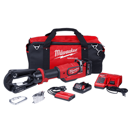 M18 FORCE LOGIC 15T Crimper Kit - (2879 - 22) - Lined Out M18 FORCE LOGIC 15T Crimper Kit - (2879 - 22)Hydraulic Crimpers