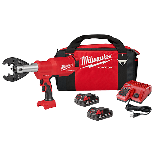 M18™ FORCE LOGIC™ 6T Pistol Utility Crimper O - D3 Kit - (2977 - 22O) - Lined Out M18™ FORCE LOGIC™ 6T Pistol Utility Crimper O - D3 Kit - (2977 - 22O)Milwaukee
