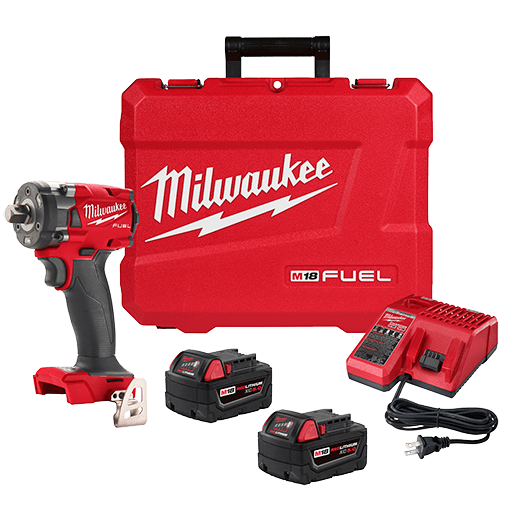M18 FUEL™ 1/2" Compact Impact Wrench w/ Pin Detent Kit - 2855P - 22R - Lined Out M18 FUEL™ 1/2" Compact Impact Wrench w/ Pin Detent Kit - 2855P - 22RImpact Wrenches