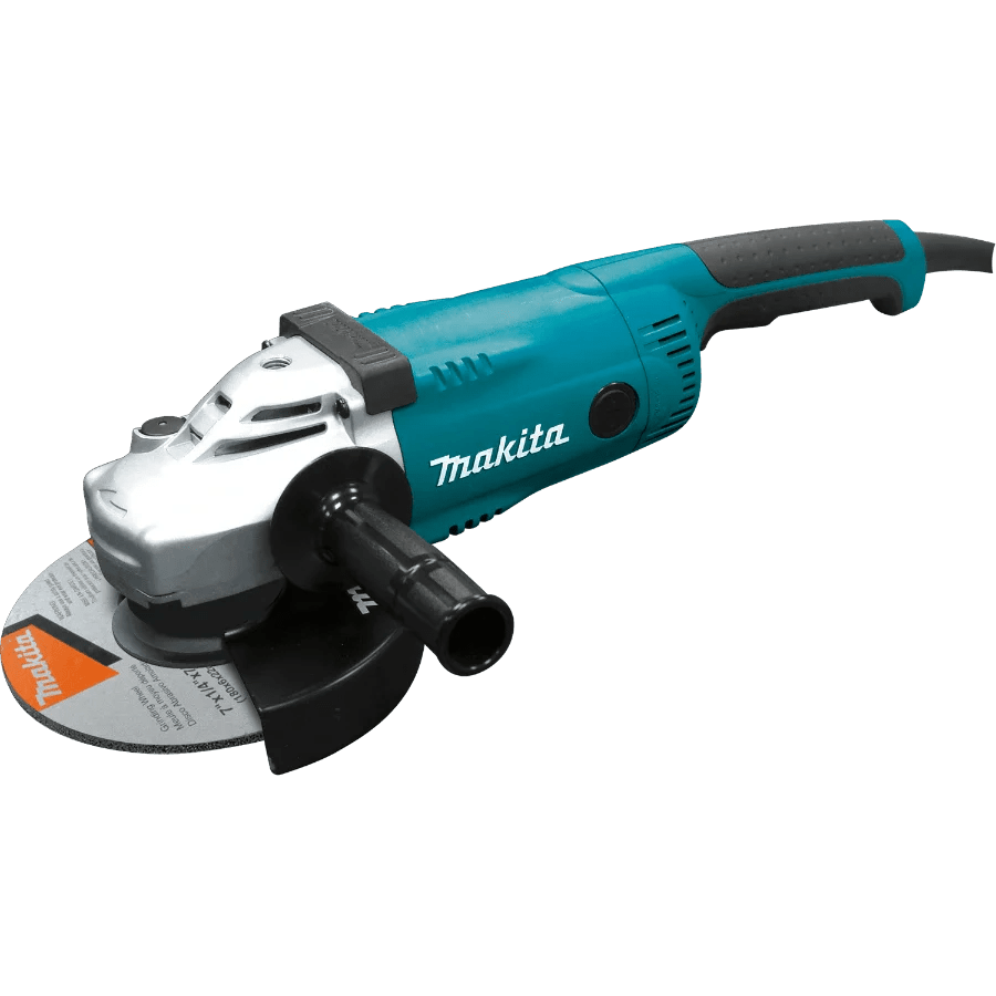 Makita GA7021 7 in. Angle Grinder w/ Grinding wheel, Side handle & Wheel Guard - Lined Out Makita GA7021 7 in. Angle Grinder w/ Grinding wheel, Side handle & Wheel GuardGrinders