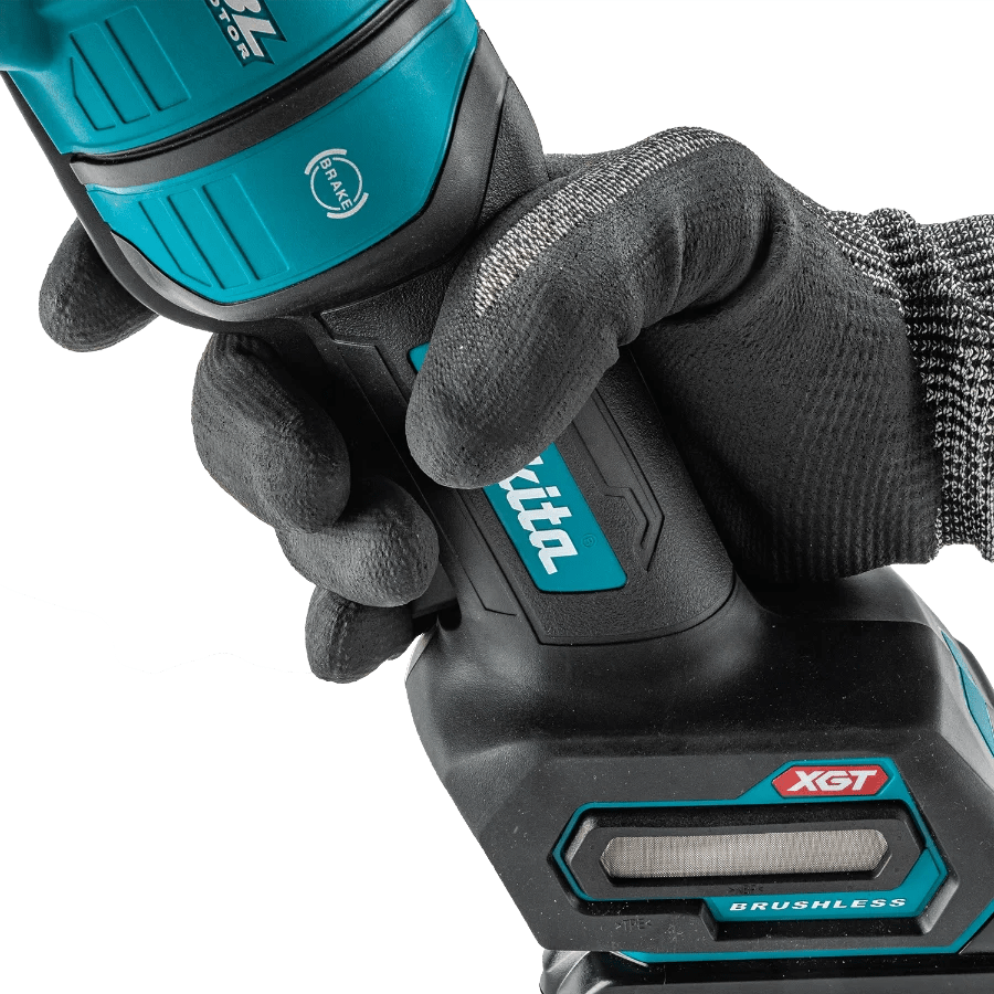 Makita GAG14M1 40V max XGT® Brushless Cordless 4‑1/2” / 6" Paddle Switch Angle Grinder Kit, with Electric Brake (4.0Ah) - Lined Out Makita GAG14M1 40V max XGT® Brushless Cordless 4‑1/2” / 6" Paddle Switch Angle Grinder Kit, with Electric Brake (4.0Ah)Grinders