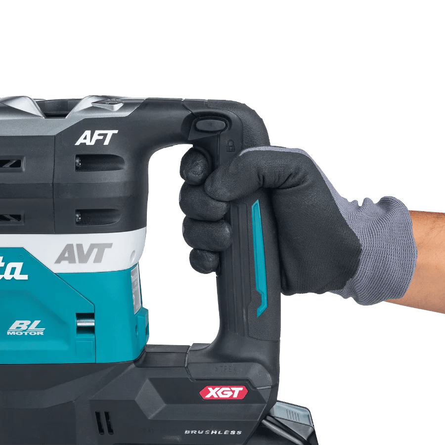 Makita GRH05M1 40V max XGT® Brushless 1‑9/16" SDS‑MAX AVT® Rotary Hammer Kit, AFT®, AWS® Capable (4.0Ah) - Lined Out Makita GRH05M1 40V max XGT® Brushless 1‑9/16" SDS‑MAX AVT® Rotary Hammer Kit, AFT®, AWS® Capable (4.0Ah)Handheld Power Drills