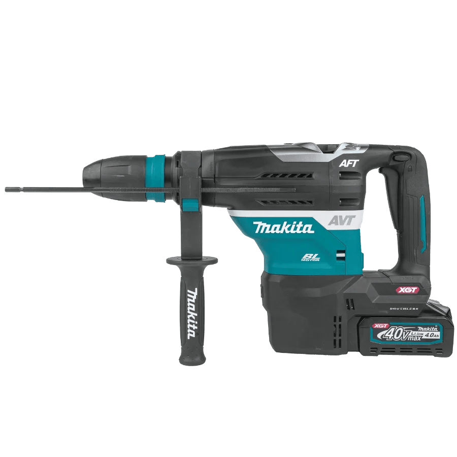 Makita GRH05M1 40V max XGT® Brushless 1‑9/16" SDS‑MAX AVT® Rotary Hammer Kit, AFT®, AWS® Capable (4.0Ah) - Lined Out Makita GRH05M1 40V max XGT® Brushless 1‑9/16" SDS‑MAX AVT® Rotary Hammer Kit, AFT®, AWS® Capable (4.0Ah)Handheld Power Drills