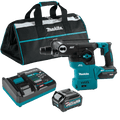 Makita GRH08M1 40V max XGT® Brushless Cordless 1‑3/16" SDS‑PLUS AVT® Rotary Hammer Kit, AFT®, AWS® Capable (4.0Ah) - Lined Out Makita GRH08M1 40V max XGT® Brushless Cordless 1‑3/16" SDS‑PLUS AVT® Rotary Hammer Kit, AFT®, AWS® Capable (4.0Ah)Handheld Power Drills