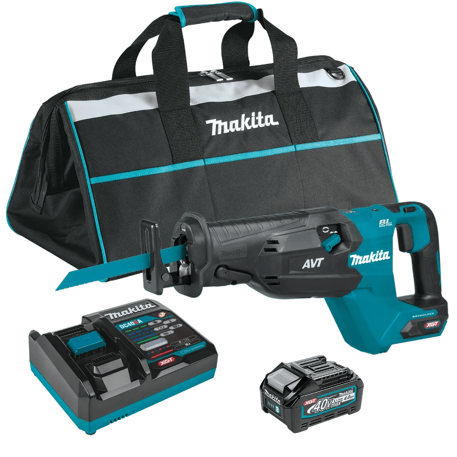 Makita GRJ02M1 40V max XGT® Brushless Cordless AVT® Orbital Recipro Saw Kit (4.0Ah) - Lined Out Makita GRJ02M1 40V max XGT® Brushless Cordless AVT® Orbital Recipro Saw Kit (4.0Ah)Reciprocating Saws